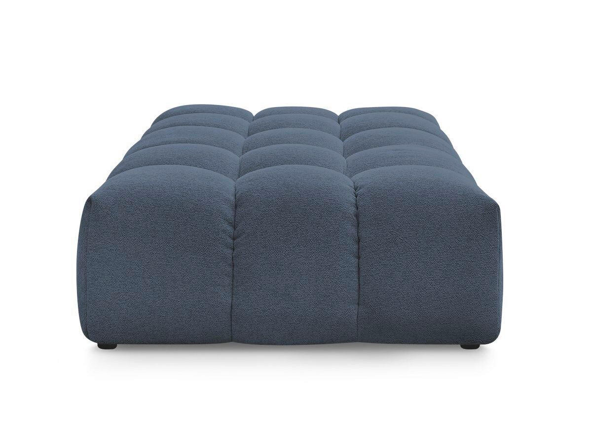 HOCKER EVEREST Flachgewebe Dunkelblau  - Schwarz/Dunkelblau, MODERN, Kunststoff/Textil (166/100/40cm)
