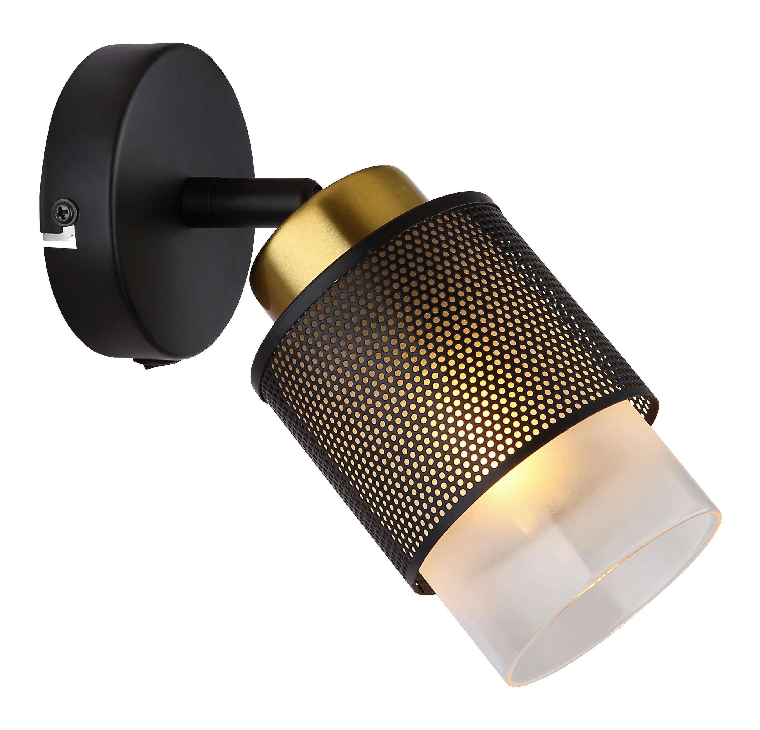 STRAHLER 10/19 cm   - Klar/Messingfarben, Design, Glas/Metall (10/19cm) - Globo