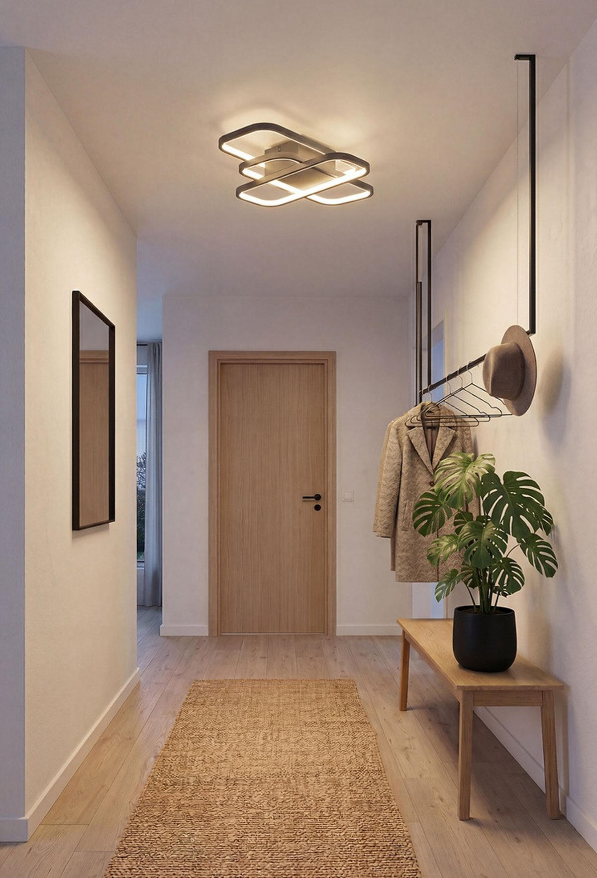 LED-TAKLAMPA  - svart, Klassisk, metall (65/8/38cm) - Best Price