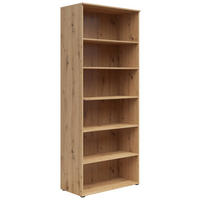 OTVORENA POLICA hrast artisan  - antracit/hrast artisan, Moderno, pločasti materijal/plastika (80/195/40cm) - Carryhome
