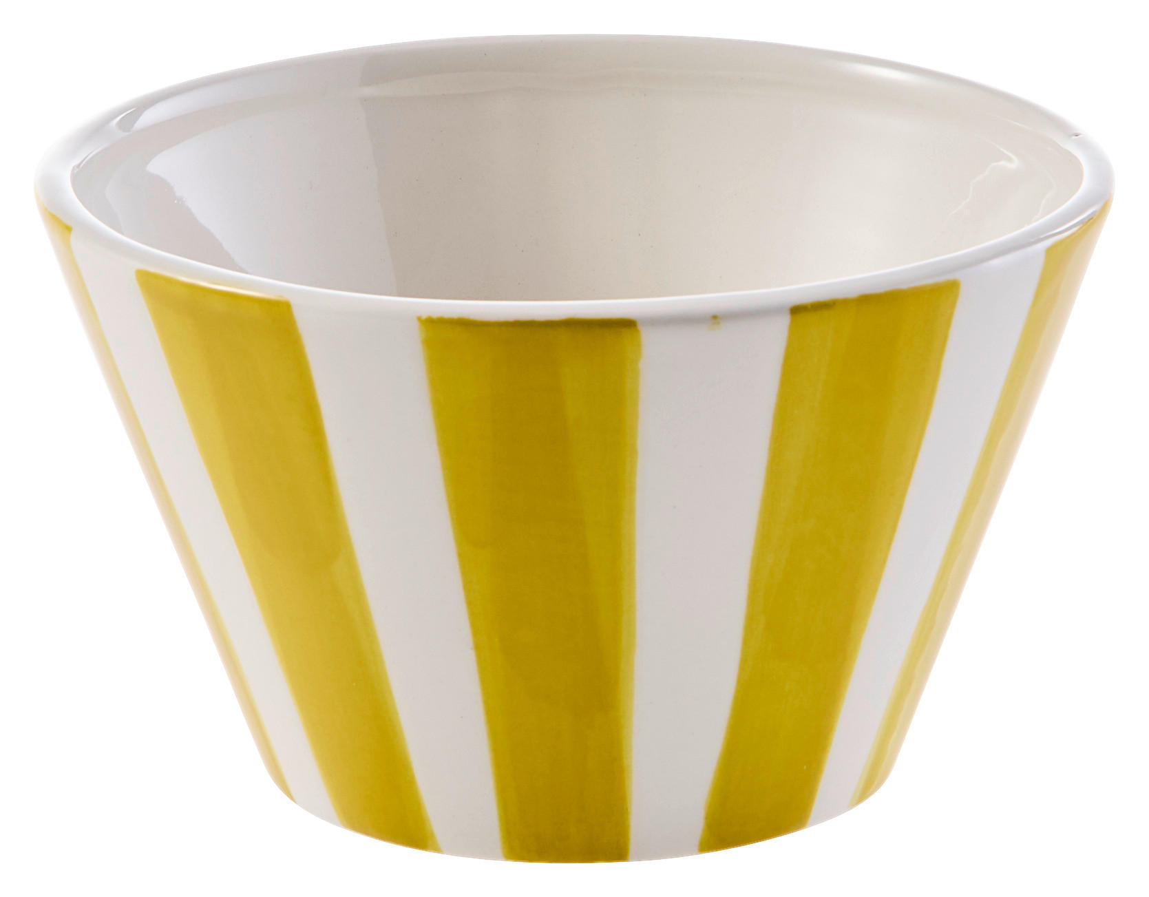 SCHÜSSEL   - Gelb, Basics, Keramik (14,5/8cm) - Ambia Home