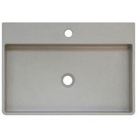 WASCHBECKEN 62/13/42 cm  - Hellgrau, Basics, Stein (62/13/42cm) - Linea Natura