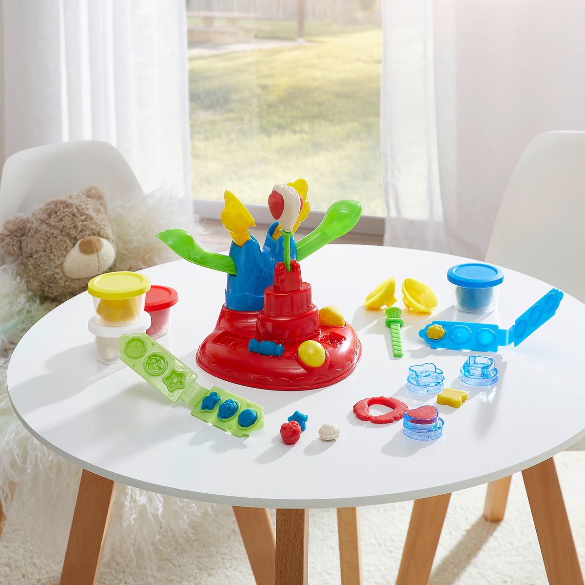 KNETSET - Multicolor, Basics, Kunststoff (40/30/6cm) - Simba