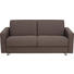 SCHLAFSOFA in Textil Grau - Chromfarben/Grau, Design, Textil/Metall (195/84/100cm) - Bali SCHLAFSOFA in Textil Grau - Chromfarben/Grau, Design, Textil/Metall (195/84/100cm) - Bali