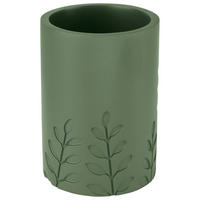 ZAHNPUTZBECHER Naturmaterialien  - Grün, Basics, Naturmaterialien (8/10/8cm) - Kleine Wolke