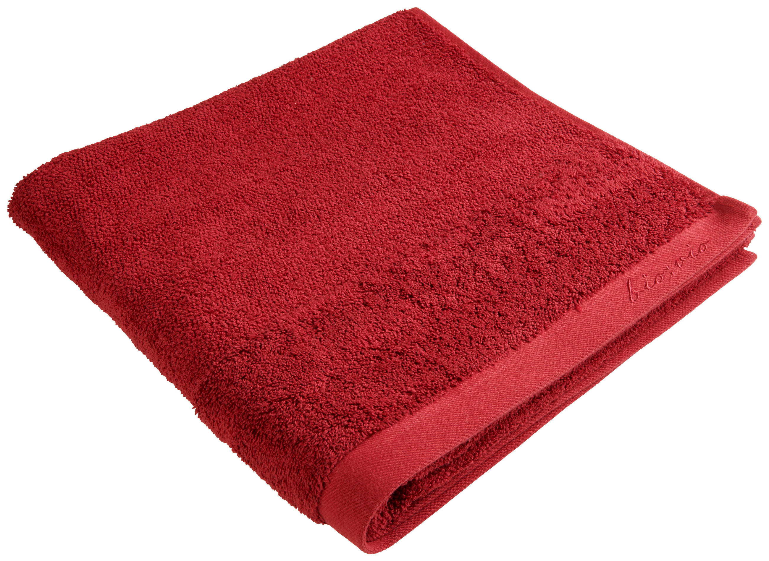 TÖRÖLKÖZŐ 70/140 cm bordó - bordó, Natur, textil (70/140cm) - Bio:Vio