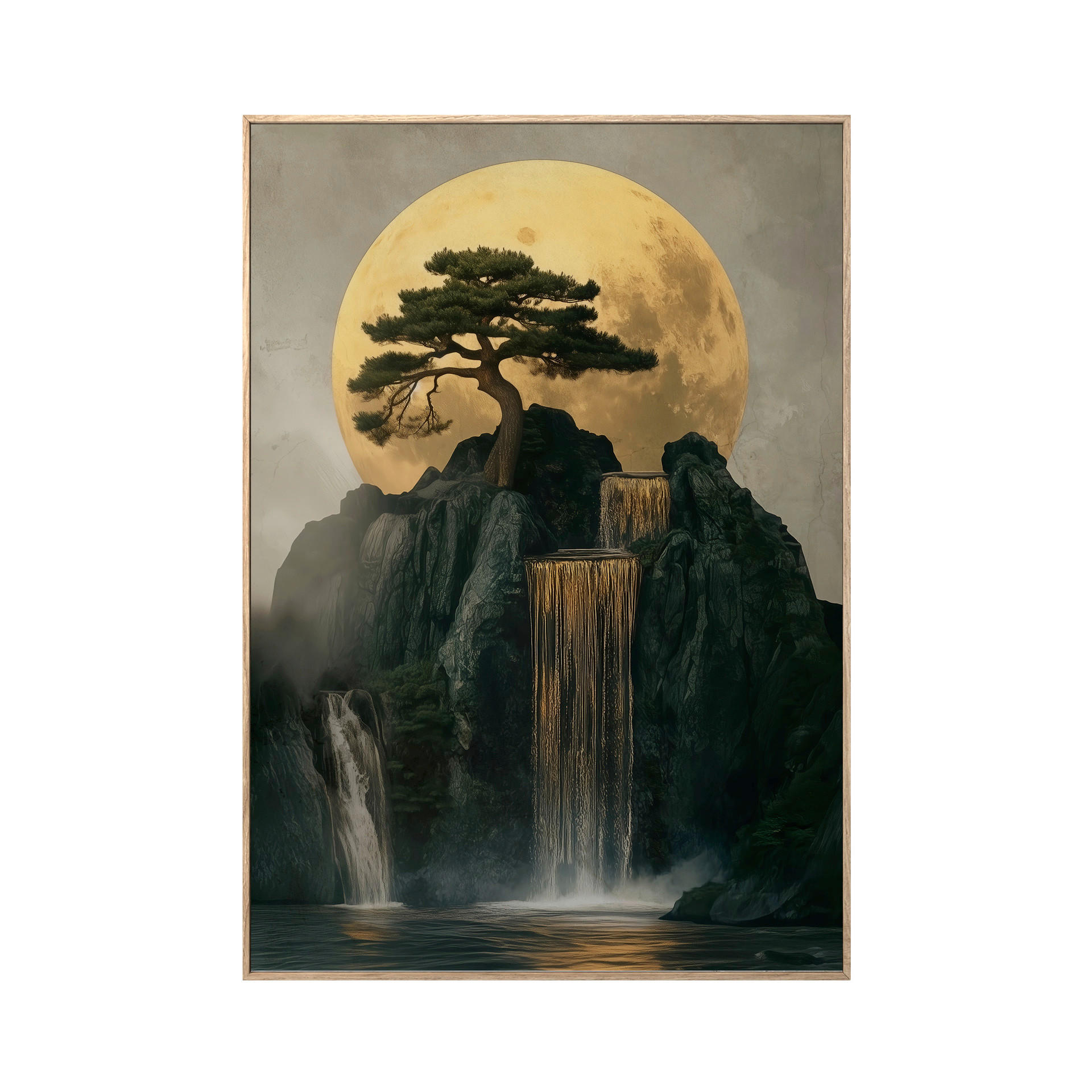 LEINWANDBILD Landschaft & Natur, orientalisch 70/100 cm  - Multicolor, Basics, Holz/Textil (70/100cm)