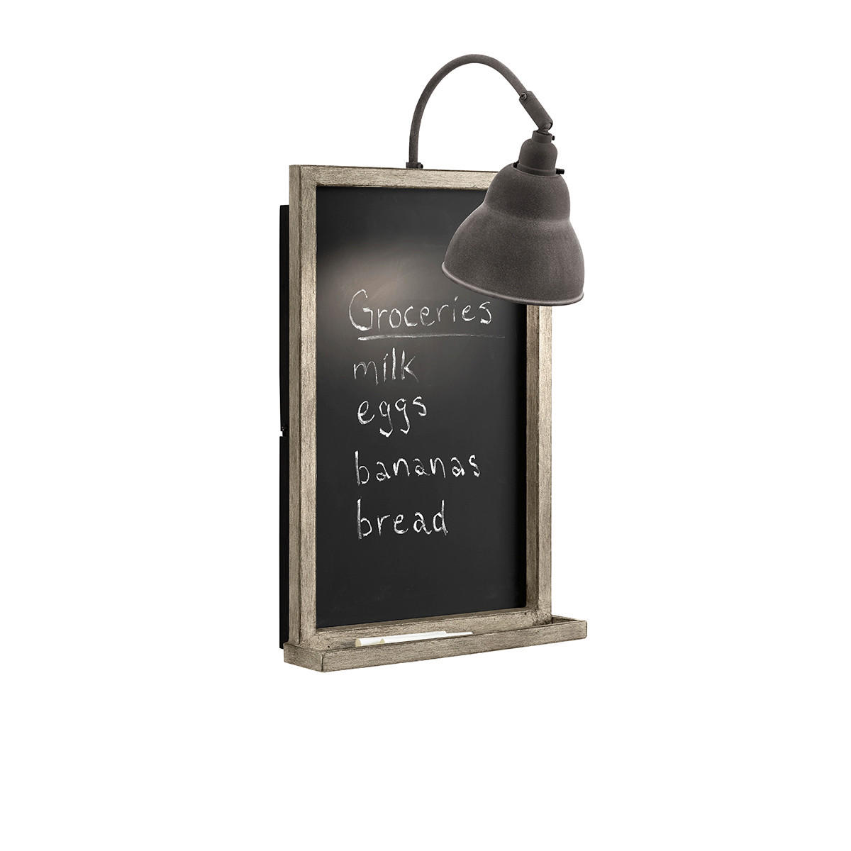 VÄGGLAMPA Elstead Chalkboard 31,8/22,9/45,1 cm   - zinkfärgad, Klassisk, metall (31,8/22,9/45,1cm) - Elstead Lighting