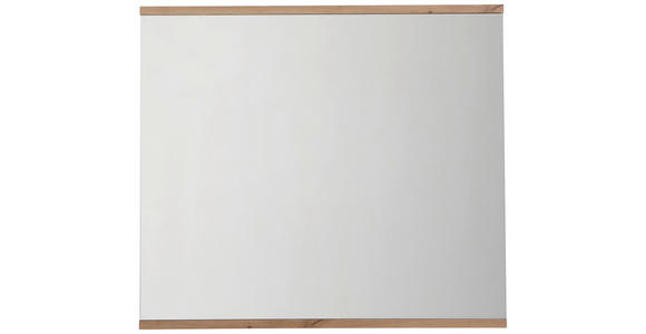 WANDSPIEGEL 85/75/2 cm    - Weiß/Eiche Artisan, Design, Glas/Holzwerkstoff (85/75/2cm) - Xora