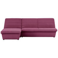 ECKSOFA in Webstoff Weinrot  168/274 cm  - Weinrot/Schwarz, Design, Kunststoff/Textil (168/274cm) - LOOKS by W.Joop