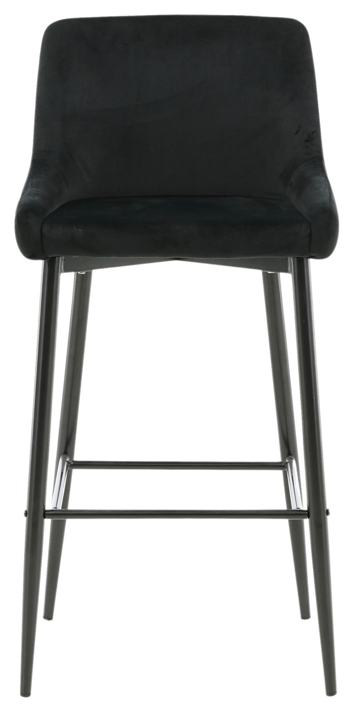 BARPALL SET i svart  - svart, Design, metall/textil (48/105/57cm) - Livetastic
