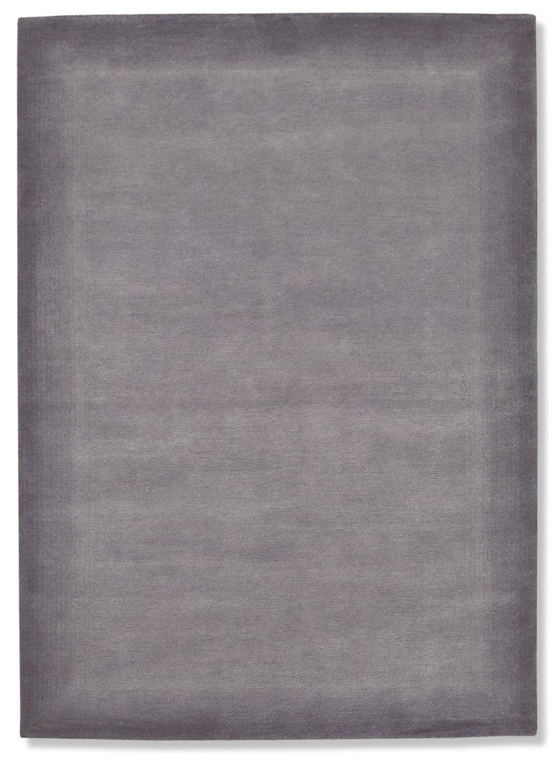 WOLLTEPPICH 90/160 cm Vinciano Tami  - Grau, Basics, Textil (90/160cm) - Cazaris