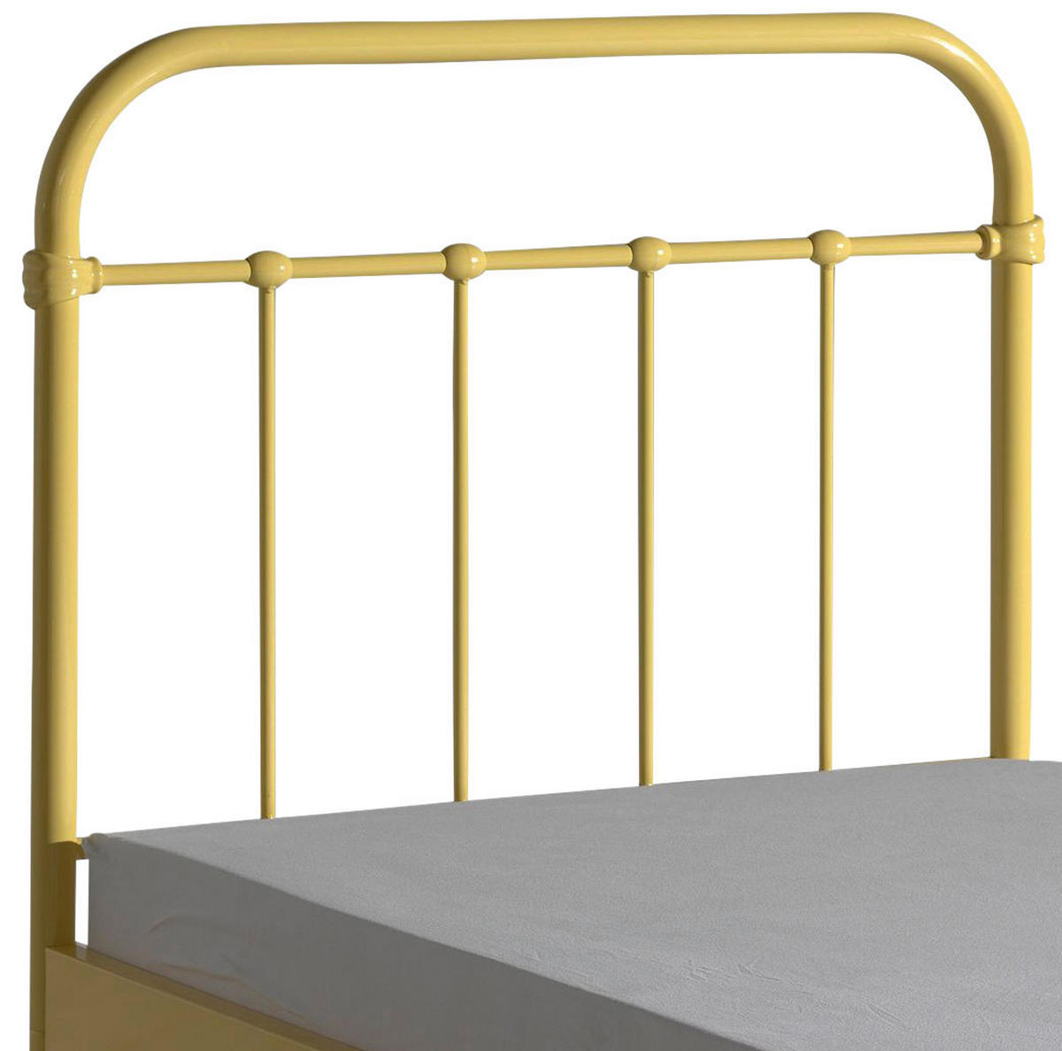 KINDER-/JUNIORBETT 90/200 cm  in Gelb  - Gelb, ROMANTIK / LANDHAUS, Holzwerkstoff/Metall (90/200cm) - MID.YOU