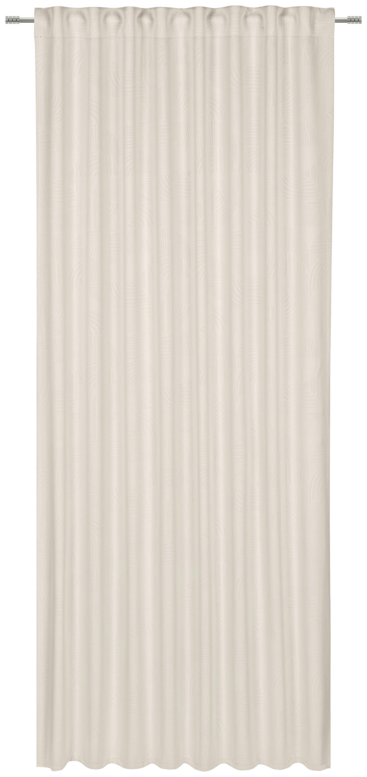 KONČANA ZAVESA  neprosojno  135/245 cm   - krem barve, Basics, tekstil (135/245cm) - Esposa