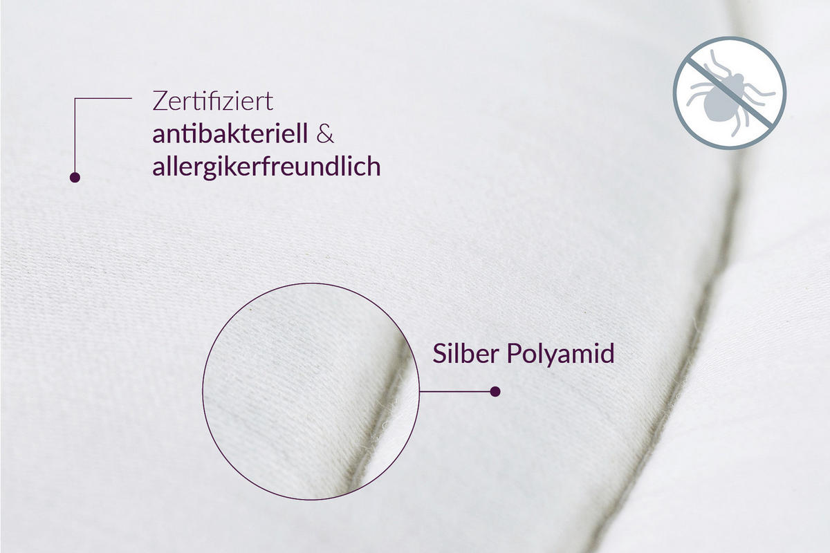 GANZJAHRESDECKE 135-140/200 cm  - Champagner, Basics, Textil (135-140/200cm) - Goldeck Austria