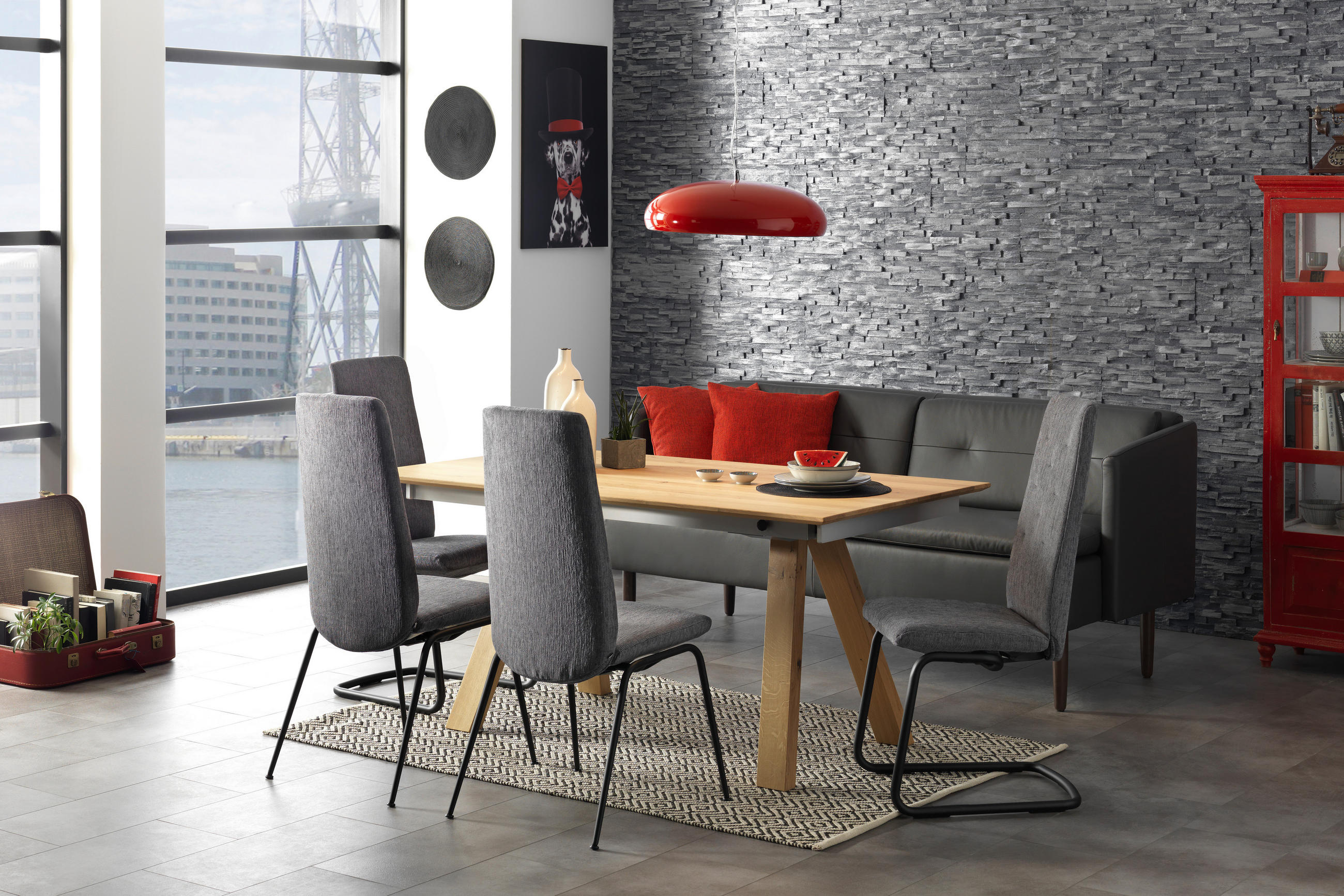 ESSTISCH Wildeiche massiv rechteckig Eichefarben  - Eichefarben, Design, Holz (160/90/75cm) - Venjakob