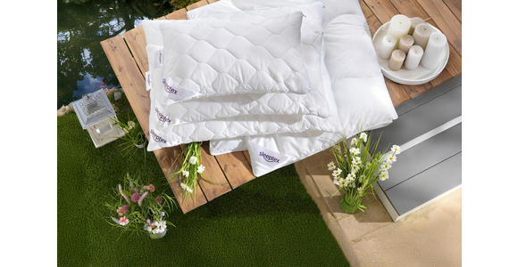 GANZJAHRESDECKE 140/200 cm - Weiß, Basics, Textil (140/200cm) - Sleeptex