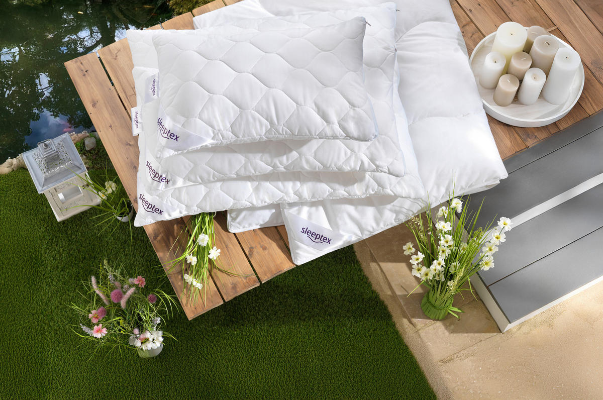 EGÉSZ ÉVES PAPLAN 140/200 cm  - fehér, Basics, textil (140/200cm) - Sleeptex