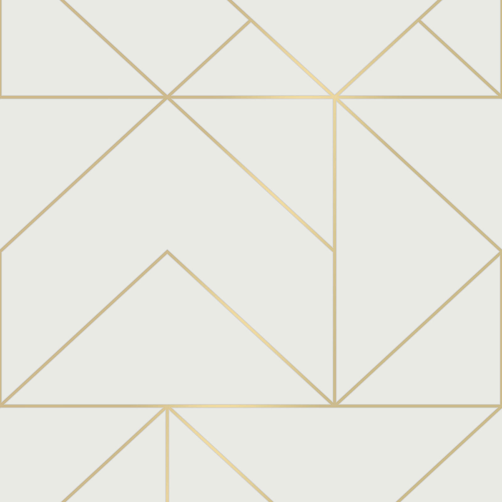VLIESTAPETE  - Goldfarben/Weiß, Basics, Papier/Kunststoff (52/1005cm)
