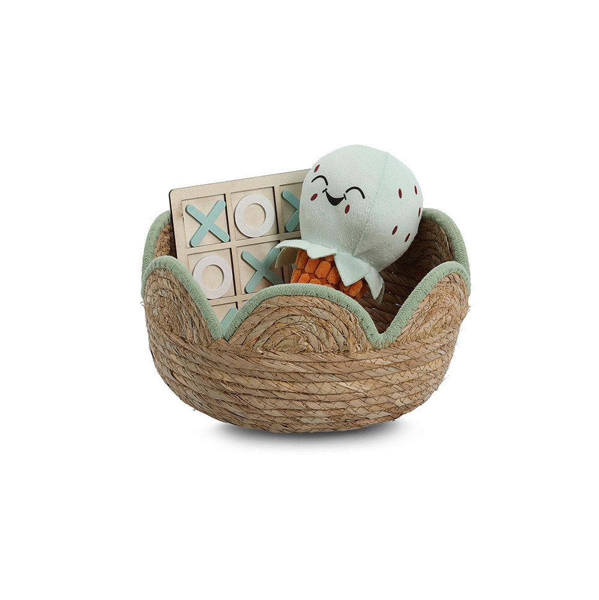 KORBSET - Naturfarben, Basics, Papier (40/30/30cm) - Zeller Present