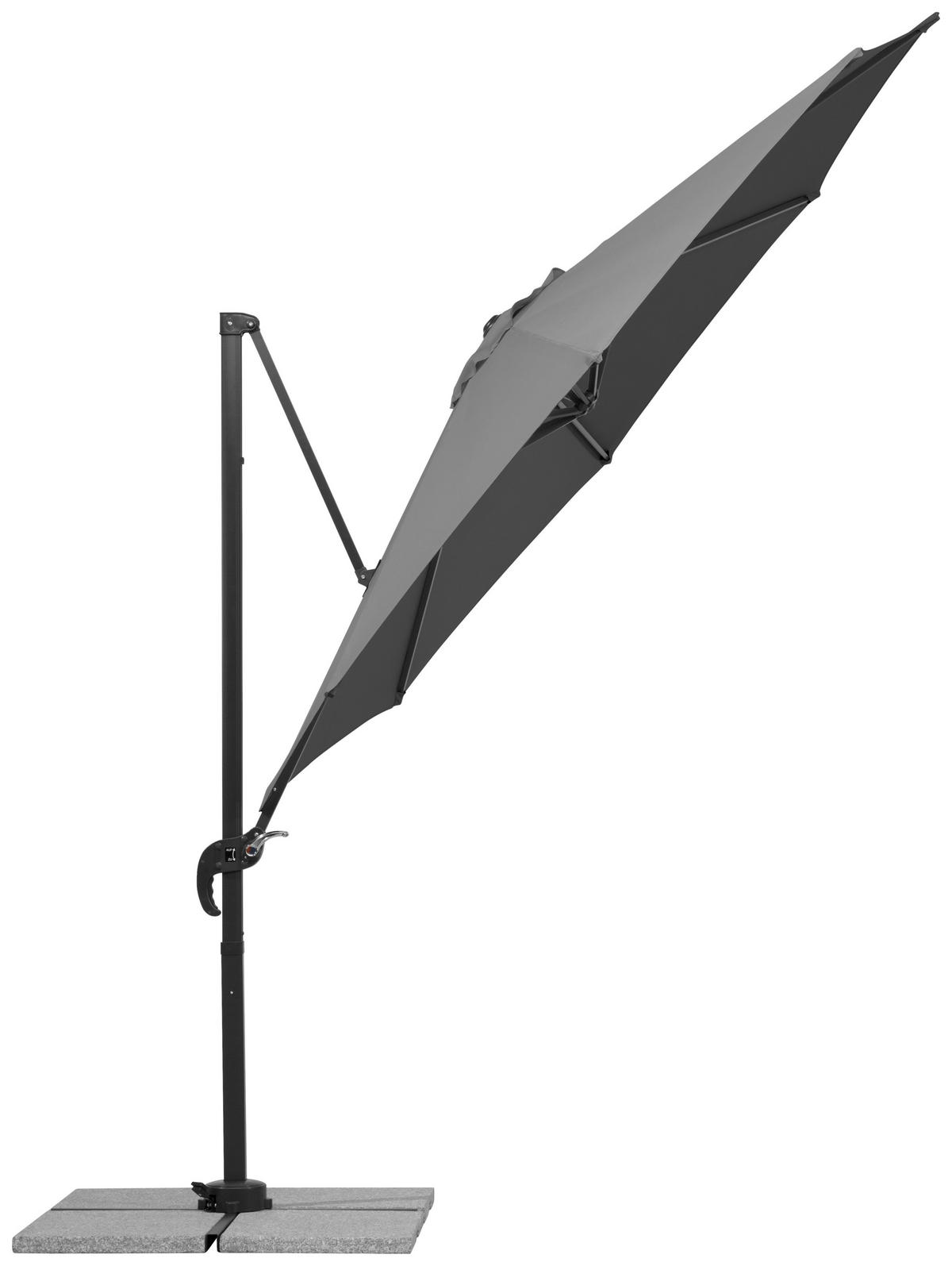 AMPELSCHIRM   - Anthrazit, Basics, Textil/Metall (352/244/300cm) - Schneider