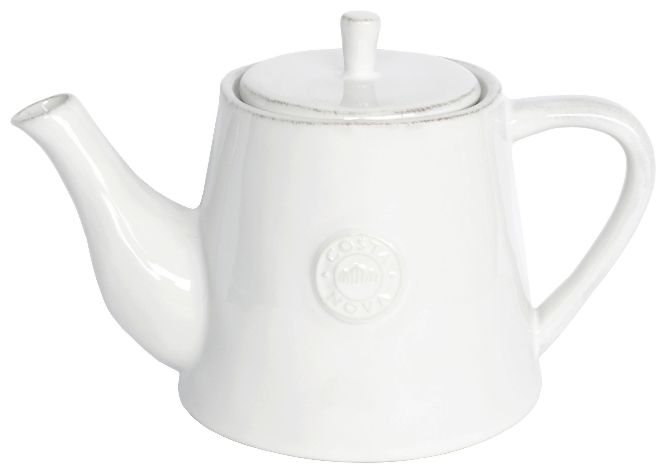 TEEKANNE NOVA  - Weiß Hochglanz, Basics, Keramik (24/15/14cm) - Costa Nova