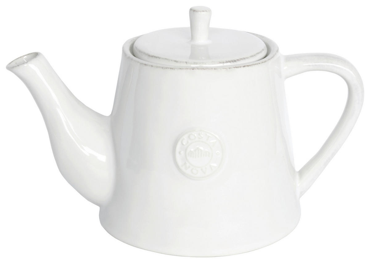 TEEKANNE NOVA  - Weiß Hochglanz, Basics, Keramik (24/15/14cm) - Costa Nova