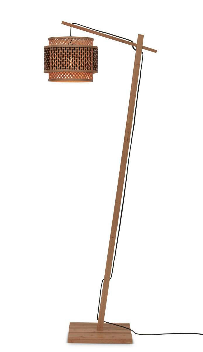 STEHLEUCHTE    - Schwarz/Naturfarben, Trend (150/31/55cm) - Good & Mojo