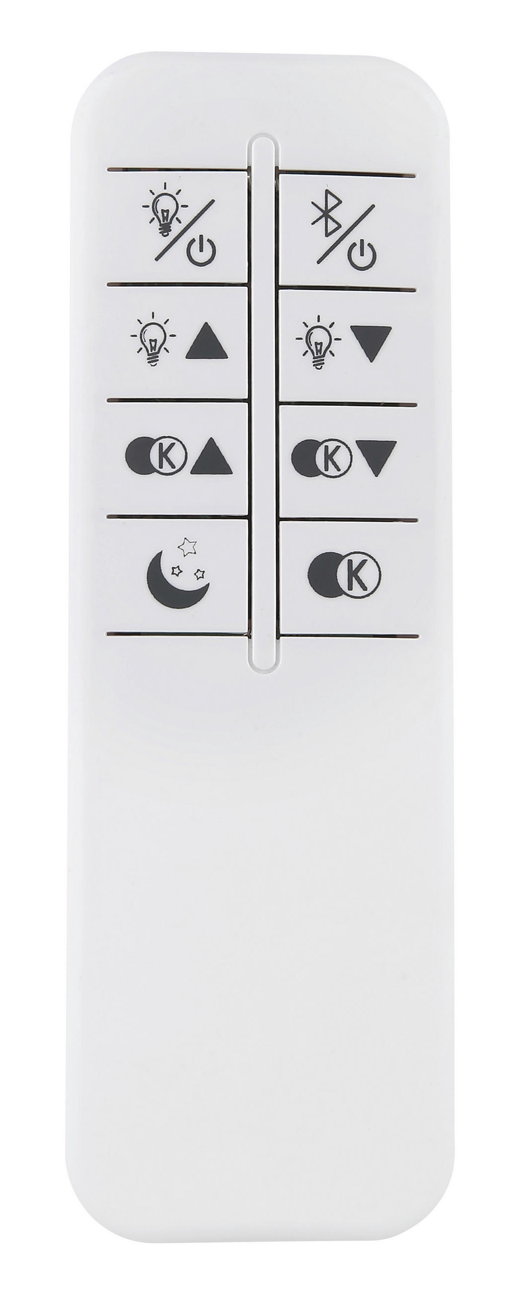 LED-DECKENLEUCHTE 40 W  46,8/9,8 cm    - Chromfarben/Weiss, Trend, Kunststoff/Textil (46,8/9,8cm) - Globo