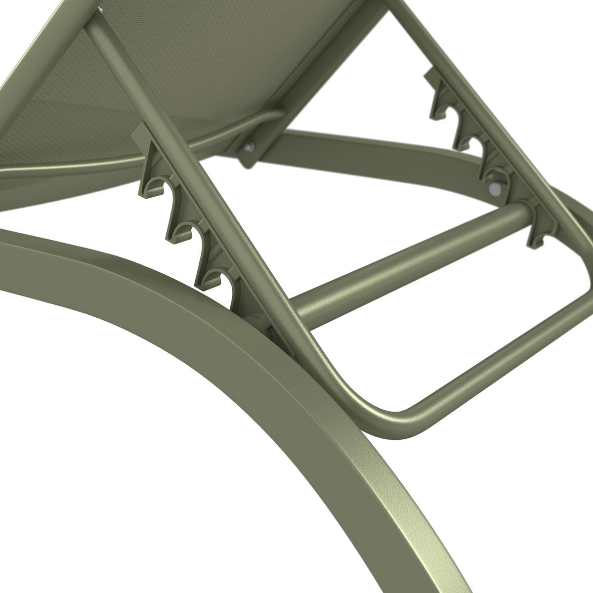 SONNENLIEGE 198/34/87/62 cm  - Grün, MODERN, Textil/Metall (198/34/87/62cm) - Ambia Garden