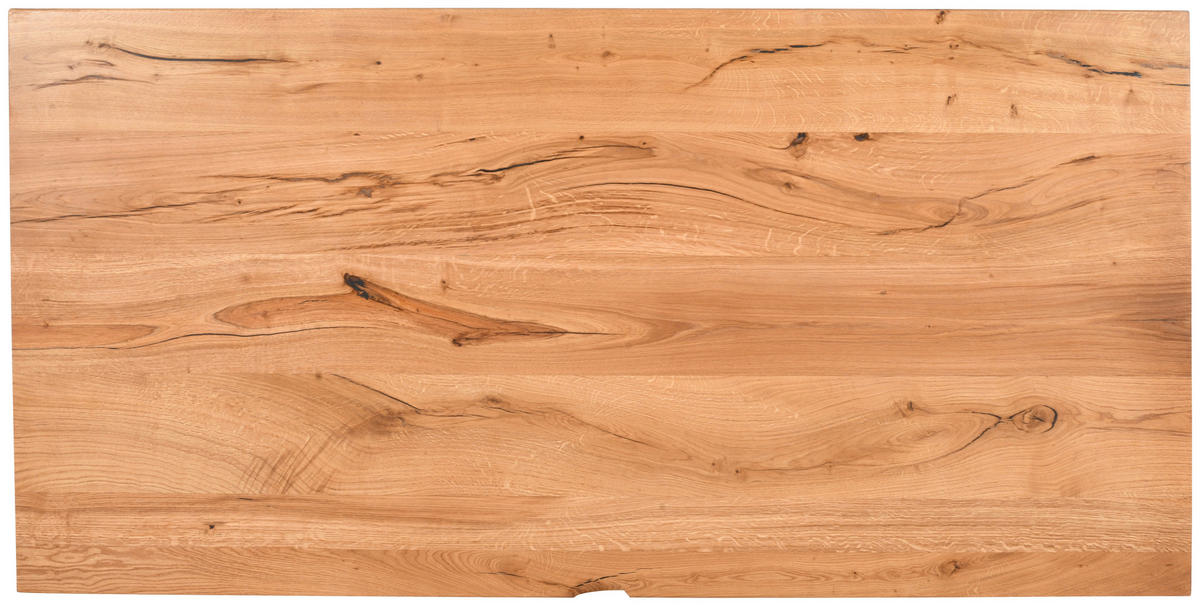 TISCHPLATTE Eiche Eichefarben  - Eichefarben, Design, Holz (240/100/5cm) - Landscape