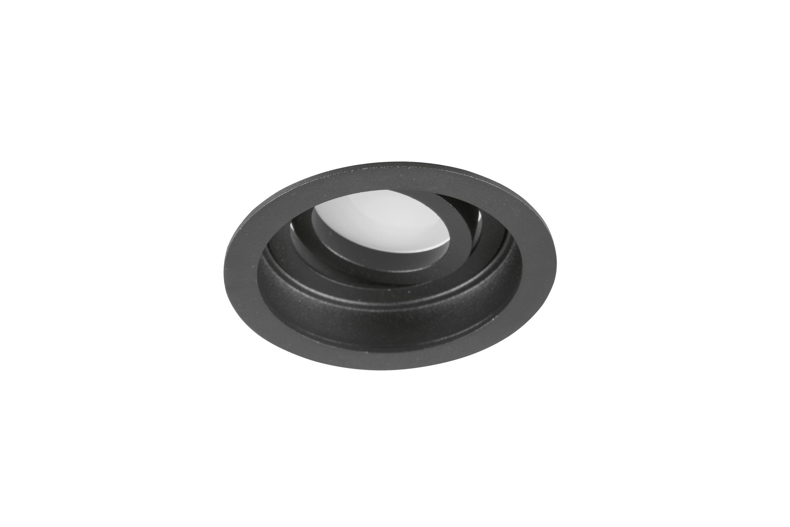 EINBAUSPOT Kenai 9,2/11,0 cm   - Schwarz, KONVENTIONELL, Metall (9,2/11,0cm) - Trio Leuchten