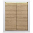 HIGHBOARD  in 121/145/45 cm  - Eichefarben/Weiß, Design, Holzwerkstoff (121/145/45cm) - Carryhome
