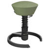 BÜROHOCKER 55/45,66/55 cm  - Pastellgrün/Schwarz, Basics, Textil/Metall (55/45,66/55cm) - Aeris