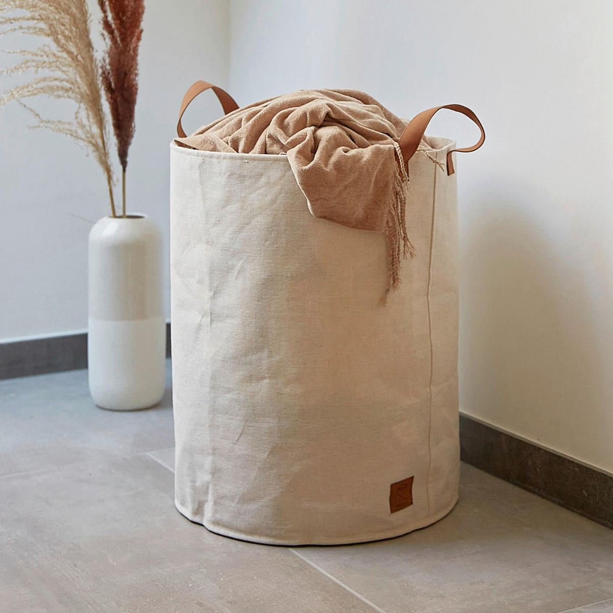 WÄSCHEKORB - Beige, Basics, Textil (40/40/45cm) - Store It