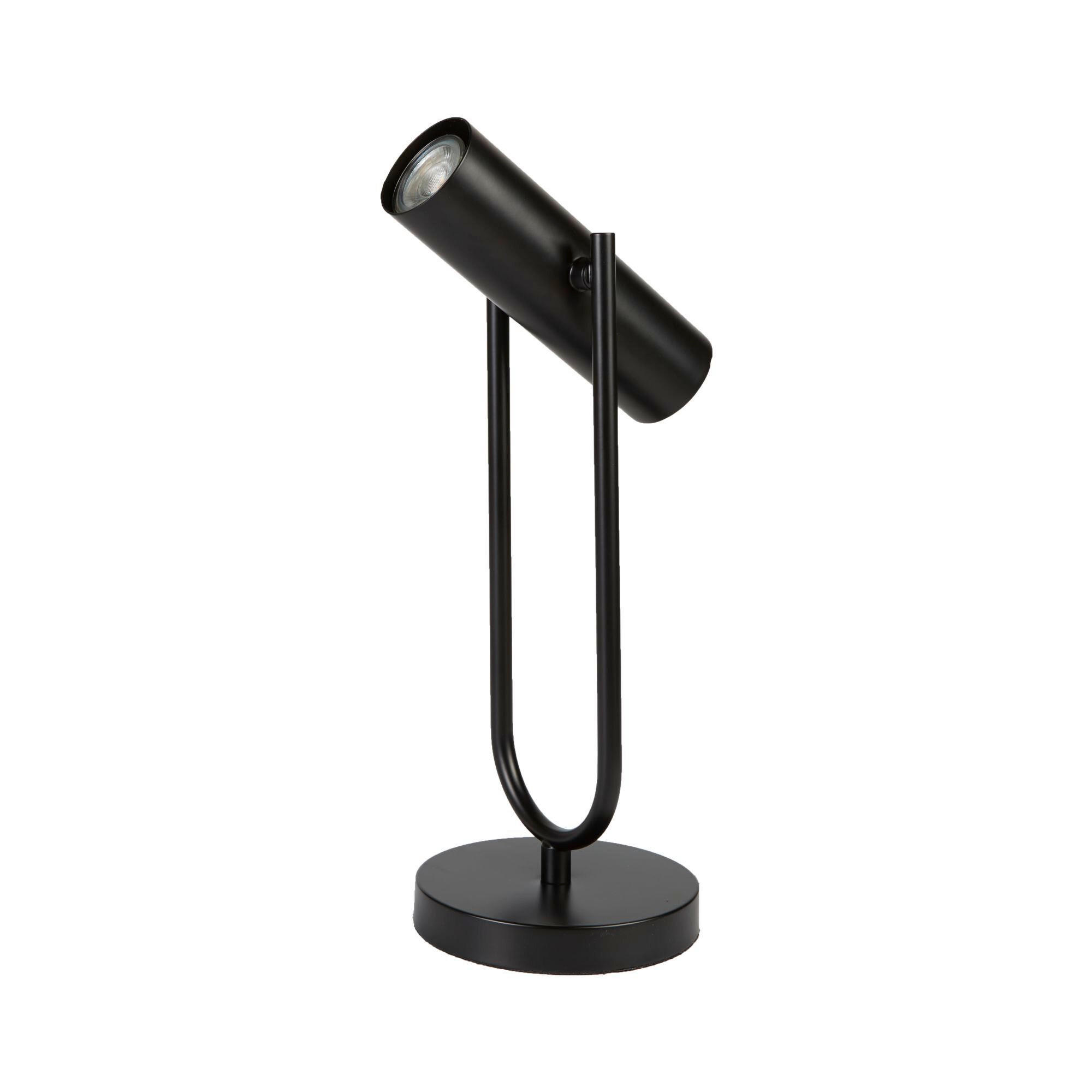 Searchlight Tischleuchte Telescope Schwarz 19x45x15 cm