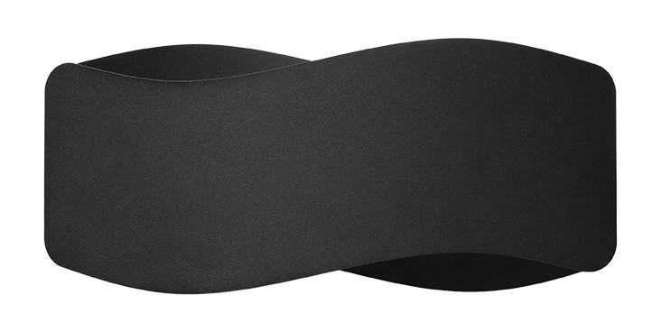 WANDLEUCHTE TILA 30/11/13 cm  - Schwarz, Design, Metall (30/11/13cm)