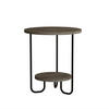 BEISTELLTISCH in Holzwerkstoff 40/40/45 cm  - Dunkelbraun/Schwarz, Design, Holzwerkstoff/Metall (40/40/45cm) - Livetastic