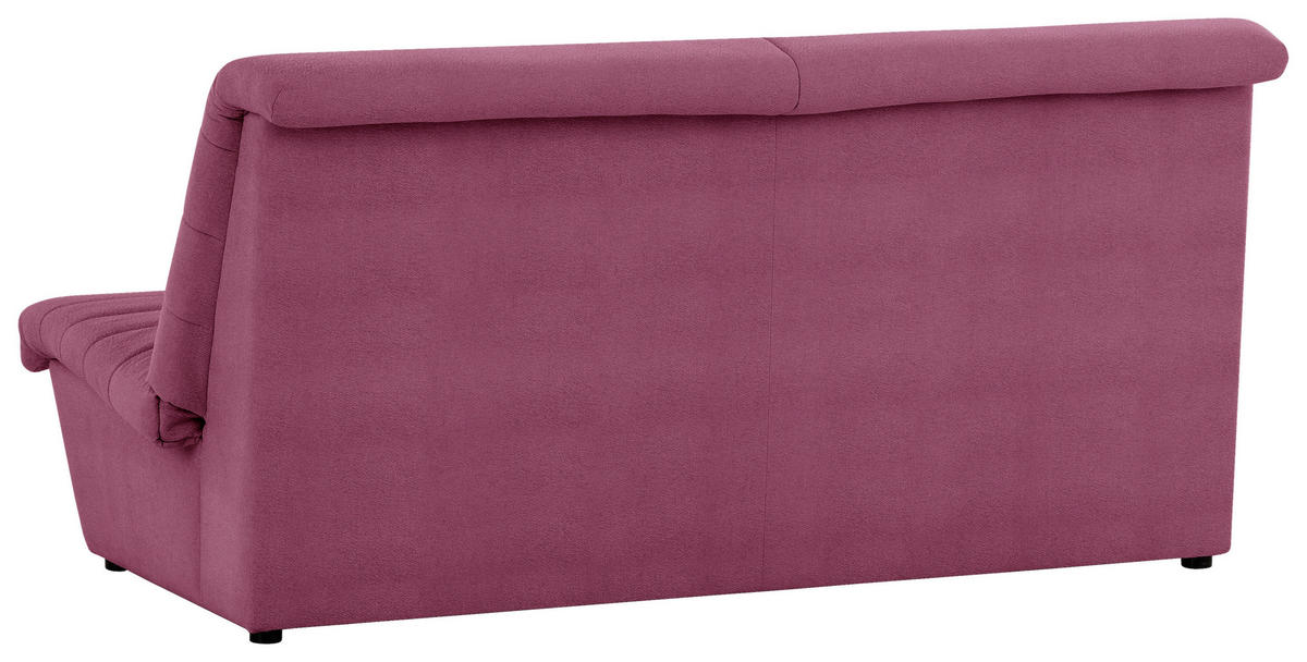 2-SITZER-SOFA Webstoff Weinrot  - Weinrot/Schwarz, Design, Kunststoff/Textil (185/92/103cm) - LOOKS by W.Joop