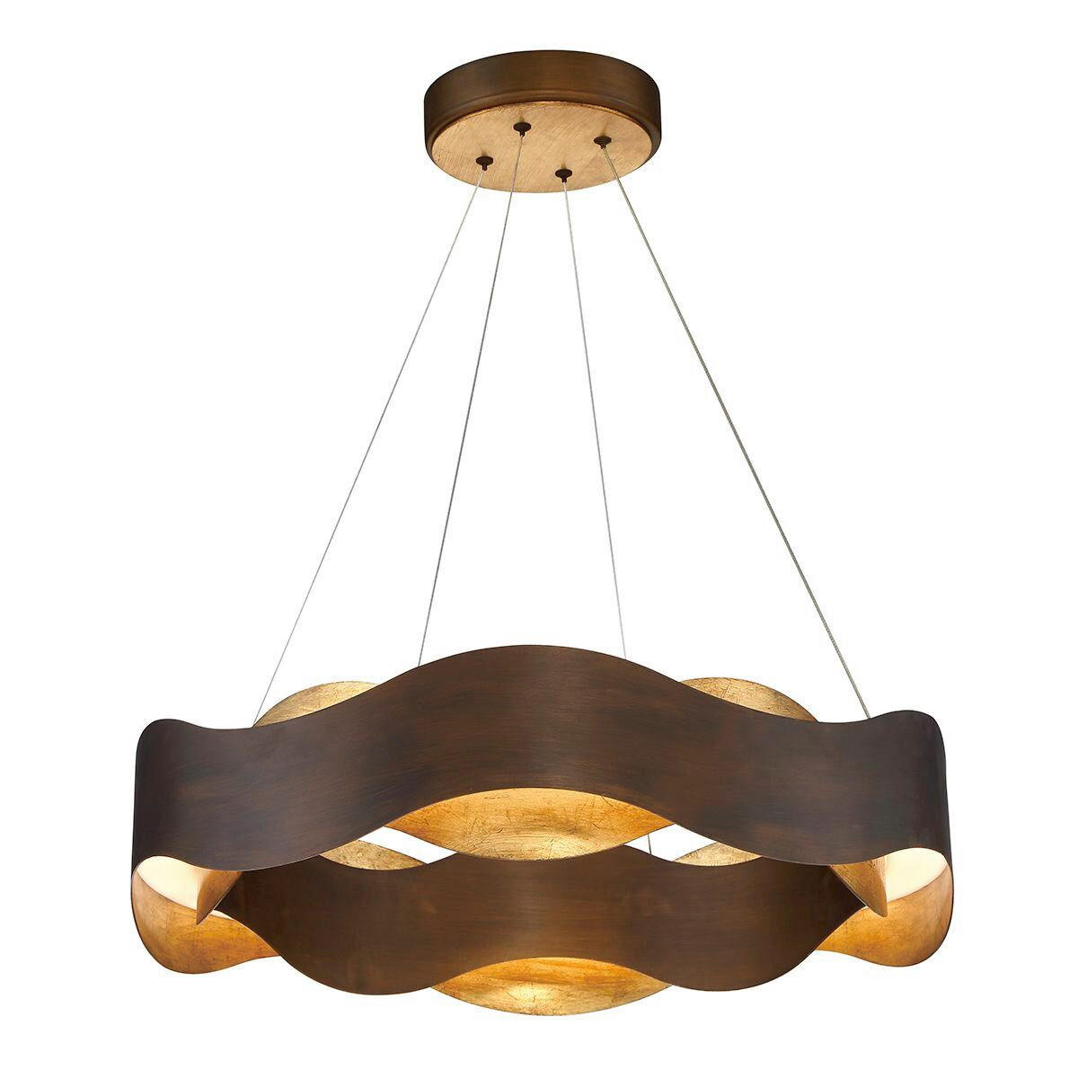 KRONLEUCHTER 61/40 cm   - Multicolor, Design, Metall (61/40cm) - Elstead Lighting