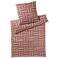 WENDEBETTWÄSCHE Makosatin 140/200 cm  - Rot, Design, Textil (140/200cm) - Joop!