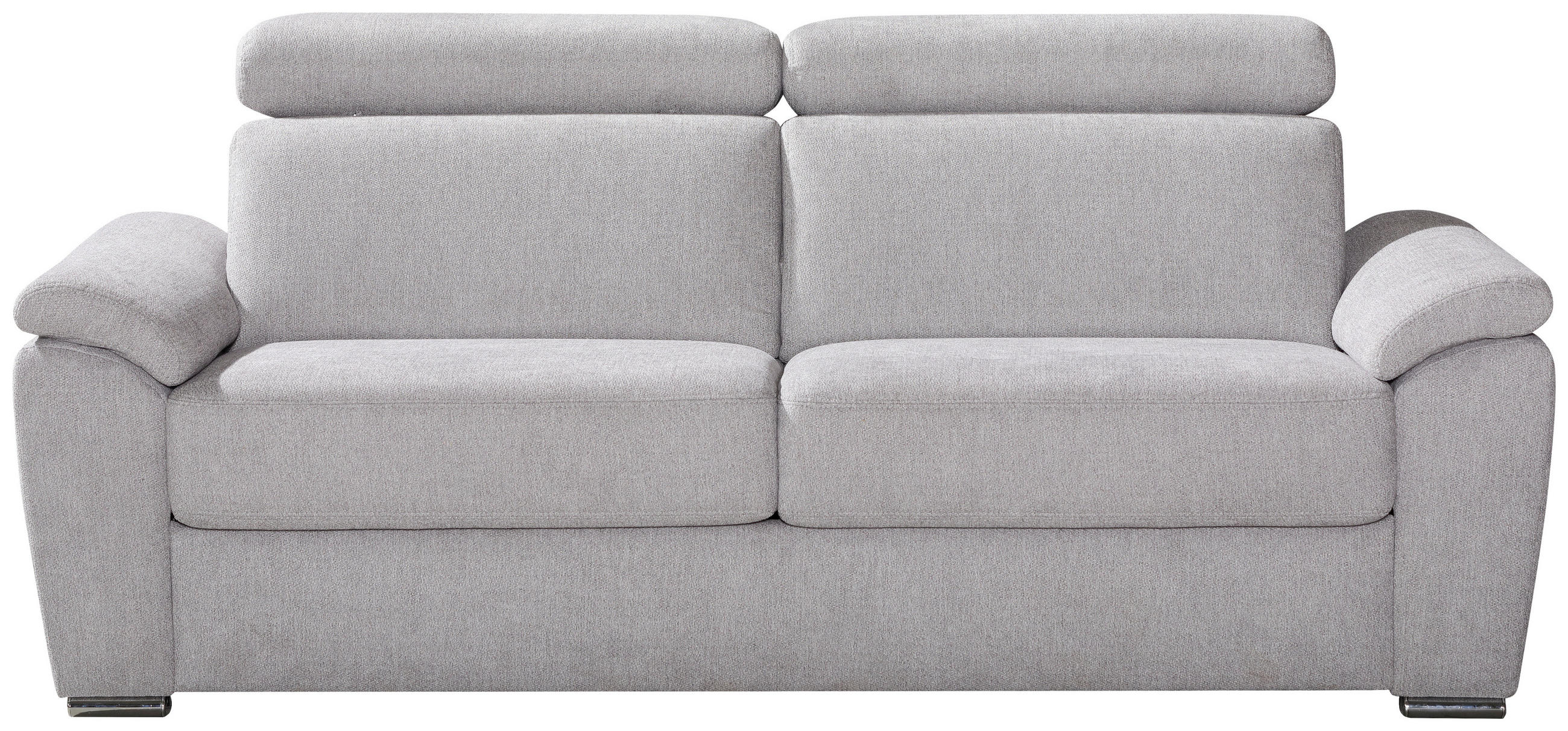 Novel ROZKLADACIA POHOVKA, textil, strieborná