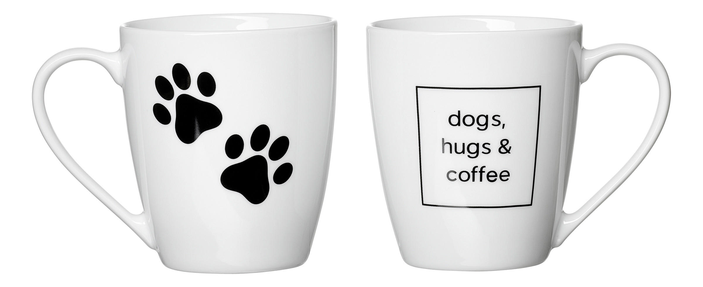 BECHER    - Weiß, Trend, Keramik (0,360l) - Ritzenhoff Breker