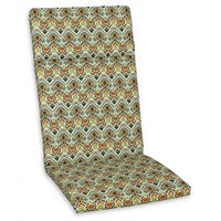 SESSELAUFLAGE in  - Dunkelgrün/Rostfarben, Basics, Textil (120/4/50cm)