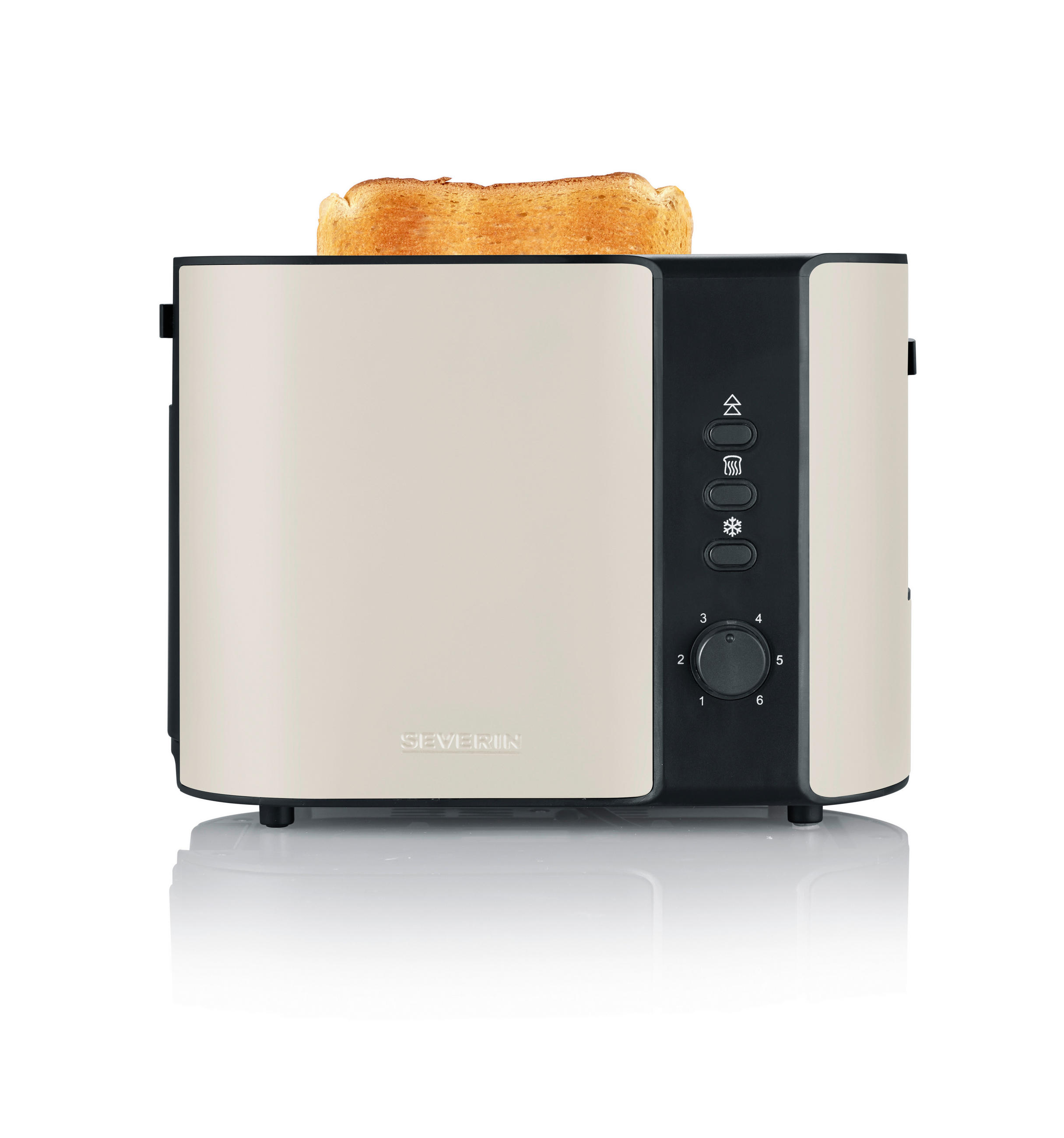 TOASTER  - Beige, MODERN, Metall (26,5/19,5/18cm) - Severin