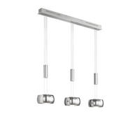 LED-HÄNGELEUCHTE    - Chromfarben/Nickelfarben, Design, Metall (20/100cm) - Fischer & Honsel