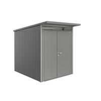 GERÄTEHAUS 180/218/260 cm  - Grau, Design, Metall (180/218/260cm) - Biohort