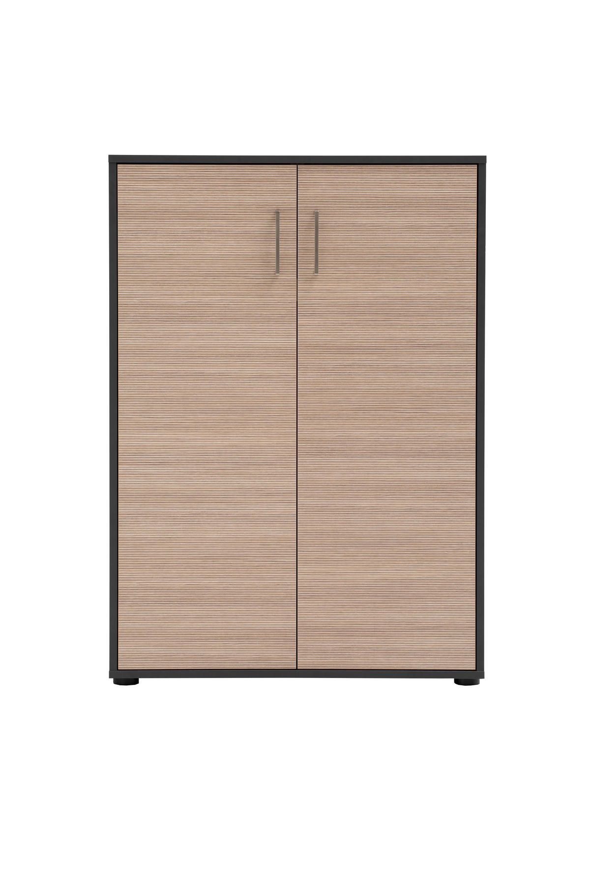 AKTENSCHRANK Anthrazit, Beige  - Beige/Anthrazit, MODERN, Holzwerkstoff (80,1/113,4/38,2cm) - MID.YOU