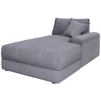 BIGSOFA Cord Dunkelgrau  - Dunkelgrau/Schwarz, MODERN, Kunststoff/Textil (117/93/190cm) - Carryhome