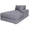 BIGSOFA Cord Dunkelgrau  - Dunkelgrau/Schwarz, MODERN, Kunststoff/Textil (117/93/190cm) - Carryhome